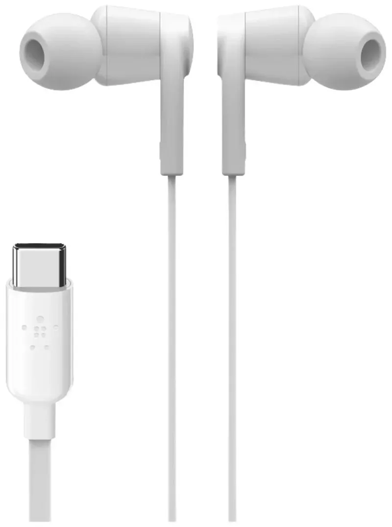 Rockstar In Ear oordopjes Kabel by Belkin in White – product photo