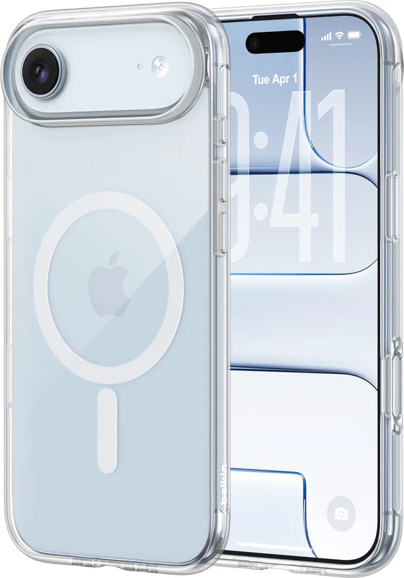 SheerForce Clear hoesje voor iPhone 17 Air van Belkin in Transparant – productfoto