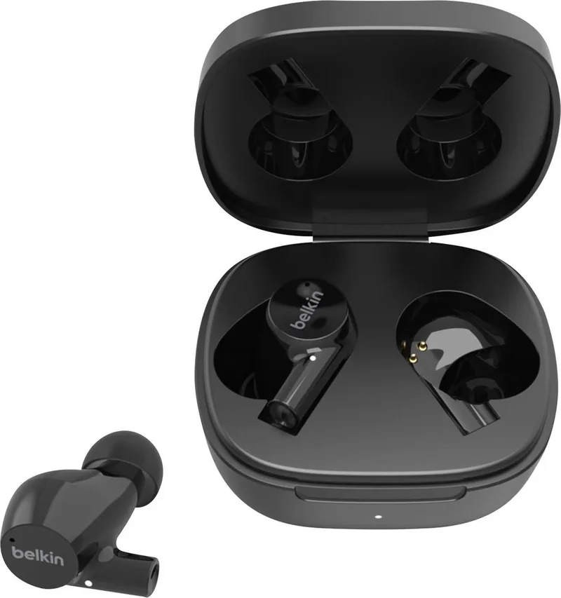 SOUNDFORM™ Rise True Wireless Earbuds by Belkin in Black – product photo