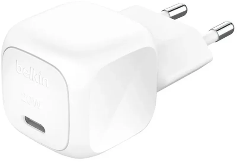 USB-C Wandlader 20W – Compact en krachtig opladen - Universeel de Belkin en Blanc – photo produit