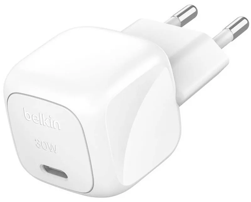 USB-C Wandlader 30W - Universeel fra Belkin i Hvid – produktbillede