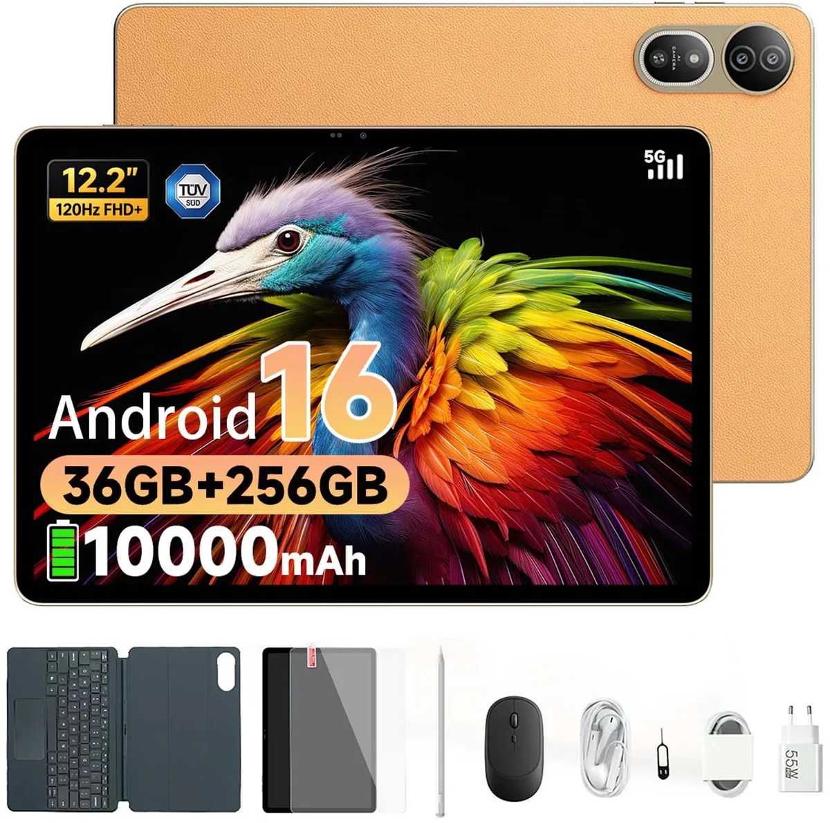 Mega 12 Tablet Gouden fra Blackview i Guld – produktbillede
