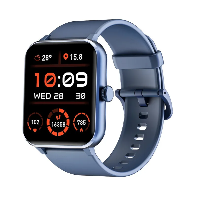 R50 smartwatch met 1,85-inch scherm, batterijduur van 25 dagen, hartslag- en slaapmonitor, bellen via Bluetooth en meer dan 100 sportmodi – smartwatch voor Android/iOS de Blackview – photo produit