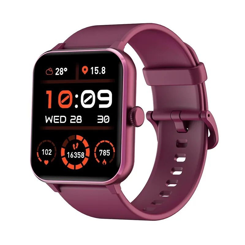 R50 smartwatch met 1,85-inch scherm, batterijduur van 25 dagen, hartslag- en slaapmonitor, bellen via Bluetooth en meer dan 100 sportmodi – smartwatch voor Android/iOS de Blackview – photo produit