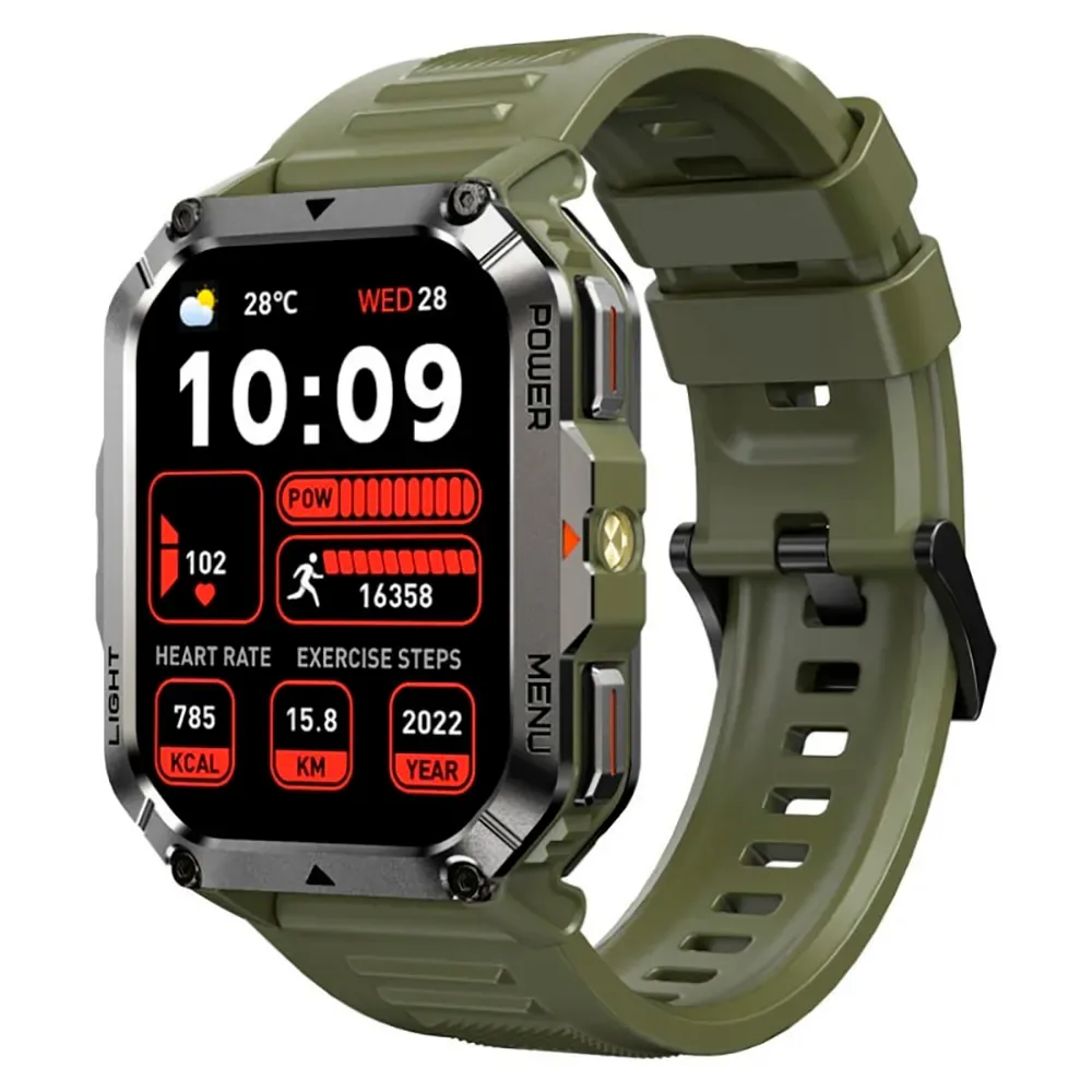 W70 Pro Verde Smartwatch von Blackview – Produktfoto