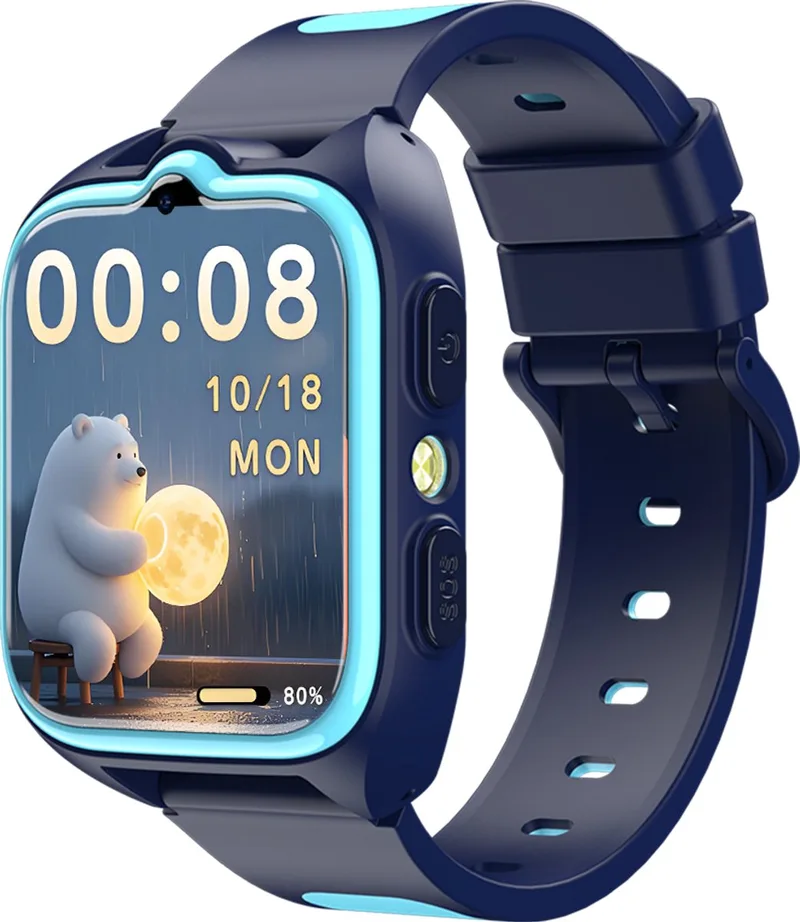 Z30 - Smartwatch - Kindersmartwatch - 1,75 inch IPS scherm - 4G - GPS - 800 mAh - IP68 waterdicht - Bluetooth 5.3 - Blauw by Blackview in Z30-Blauw – product photo