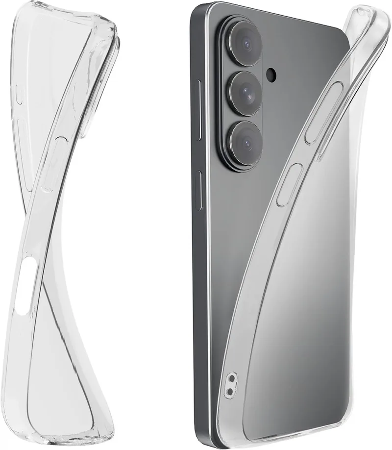 Fine Hoesje - Geschikt voor Samsung Galaxy S26 - Ultradun & Super Transparant - Transparant fra Cellularline i Gennemsigtig – produktbillede