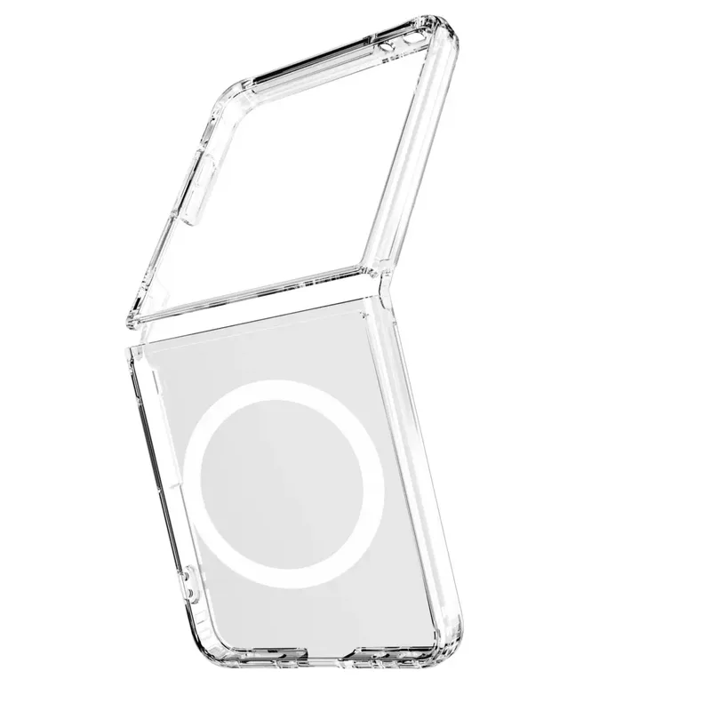 Impact Clear Backcover Samsung Galaxy Z Flip 8 Transparent Induktives Laden IMPACTMAGALZFLIP8T de Cellularline – photo produit