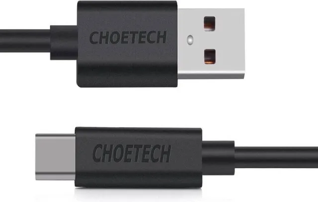 2 meter oplaadkabel - USB-A/USB-C - USB kabel 2m - Oplaadkabel mobile telefoon