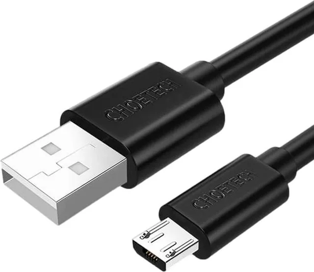 SMT0012 - 2 meter oplaadkabel - USB-A/Micro-USB - USB kabel 2m lang - Oplaadkabel mobile telefoon