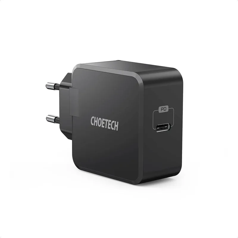 USB-C stroomadapter met Power Delivery - 30W van CHOETECH in Zwart – productfoto