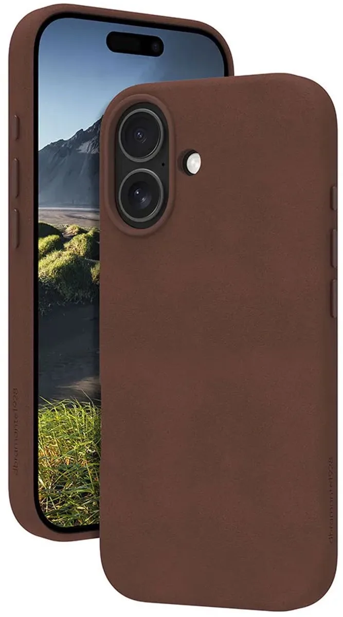 Backcase hoesje geschikt voor iPhone 17 - Effen - Leer von dbramante1928 in Braun – Produktfoto