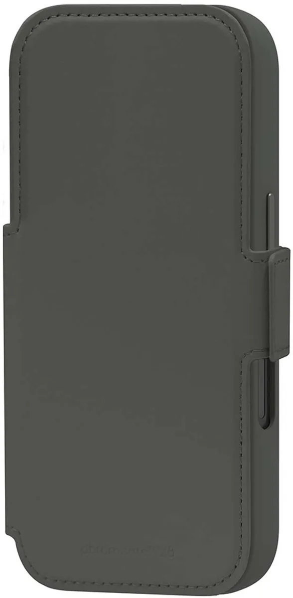 Bookcase hoesje geschikt voor iPhone 17 Pro - Effen - Kunstleer - 2in1 Magnetisch Uitneembaar Design by dbramante1928 in Green – product photo