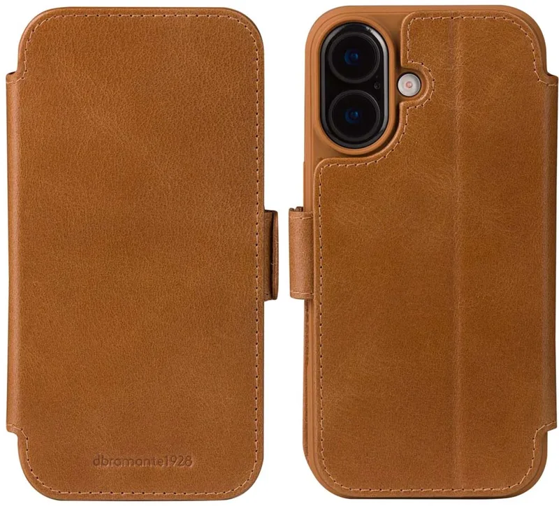 Copenhagen Bookcase geschikt voor Apple iPhone 17 - Tan van dbramante1928 in Bruin – productfoto