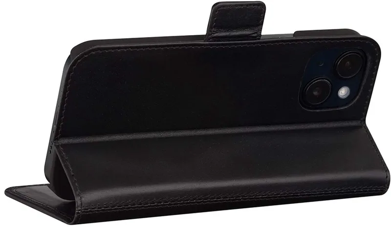 Copenhagen Bookcase geschikt voor Apple iPhone 17e / 16e / 15 / 14 / 13 by dbramante1928 in Black – product photo