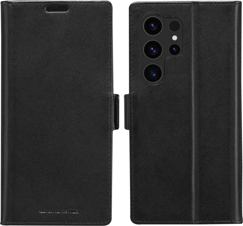 Copenhagen Bookcase geschikt voor Samsung Galaxy S24 Ultra från dbramante1928 i Svart – produktbild
