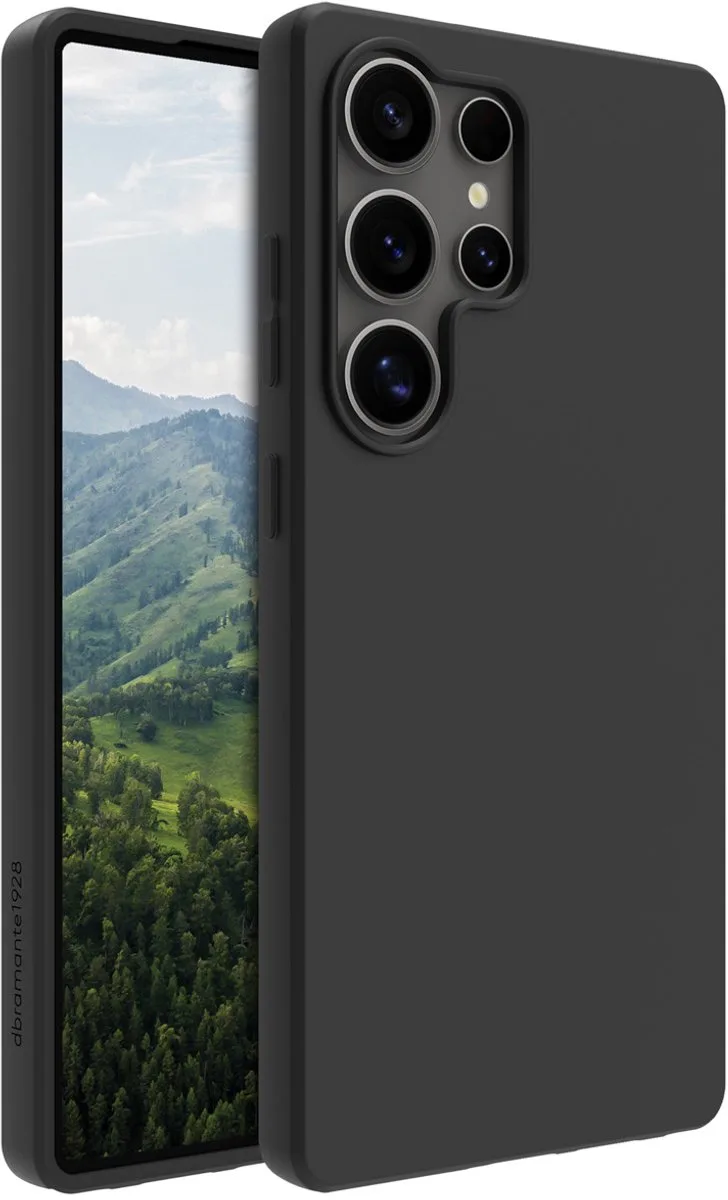 Greenland Backcover geschikt voor Samsung Galaxy S25 Ultra - Night Black von dbramante1928 in Schwarz – Produktfoto