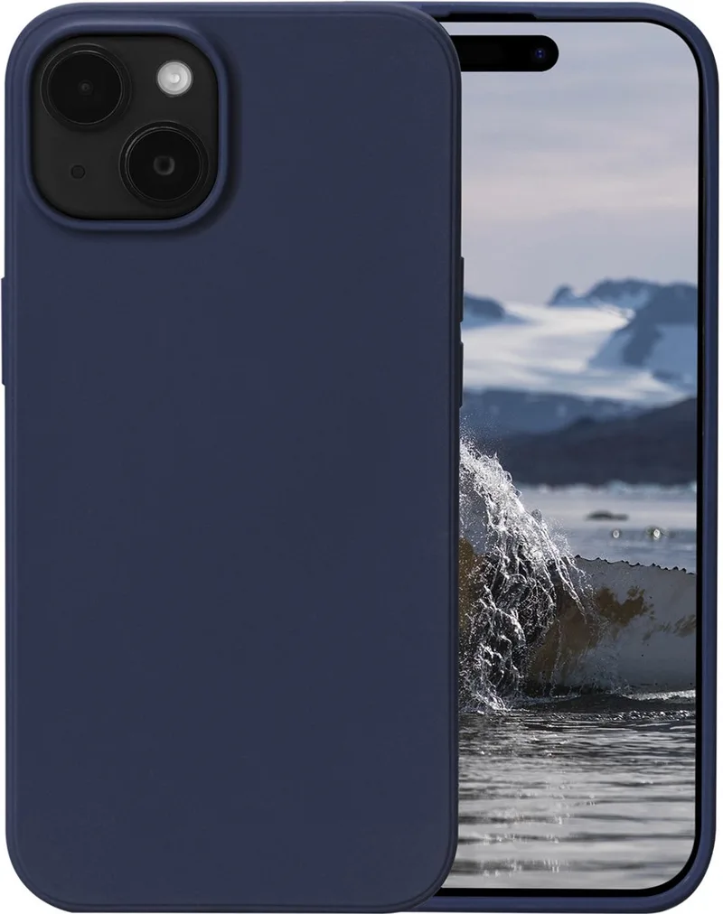 Greenland geschikt voor iPhone 15 Hoesje - blauw | blauw by dbramante1928 in Blue – product photo