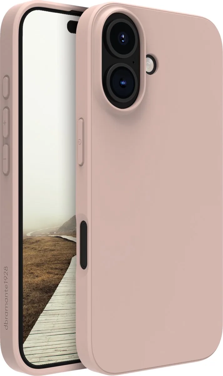 Greenland geschikt voor iPhone 16 Plus Hoesje från dbramante1928 i Pink sand – produktbild