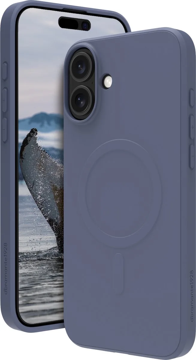 Greenland Pro Mag geschikt voor iPhone 16 Plus Hoesje de dbramante1928 en Pacific blue – photo produit