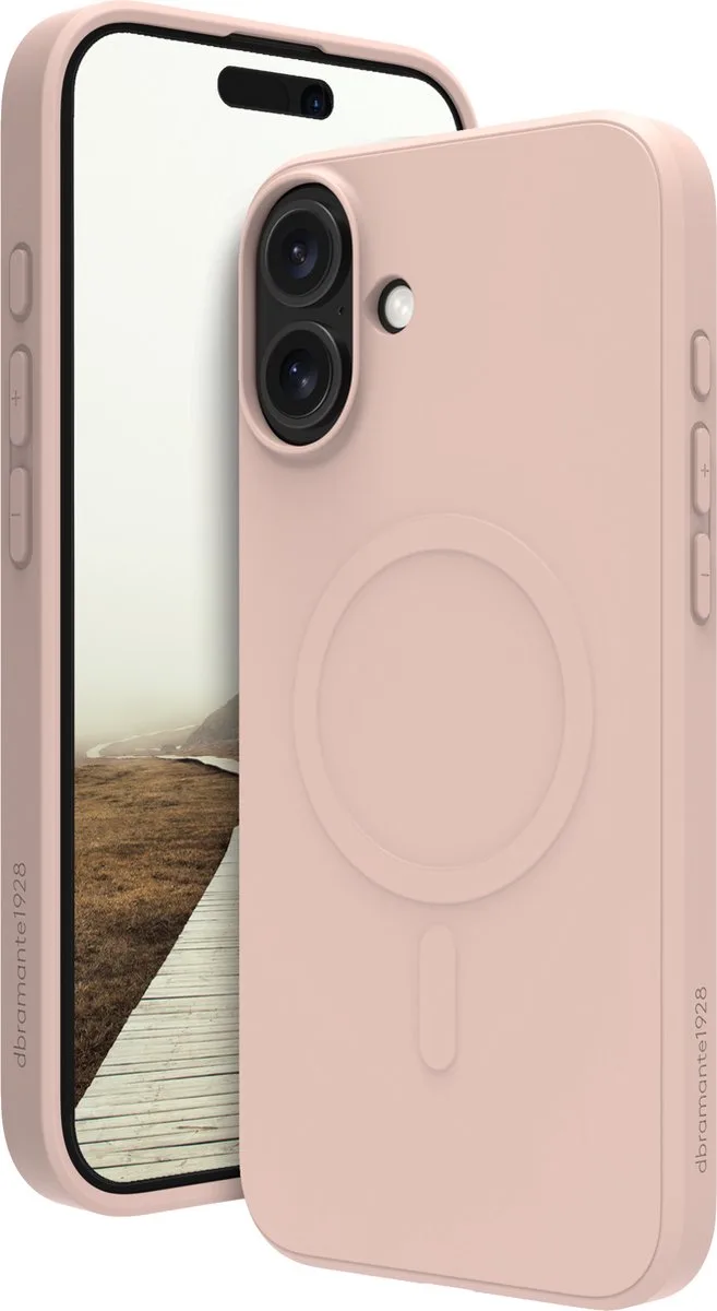 Greenland Pro Mag geschikt voor iPhone 16 Plus Hoesje van dbramante1928 in Pink sand – productfoto