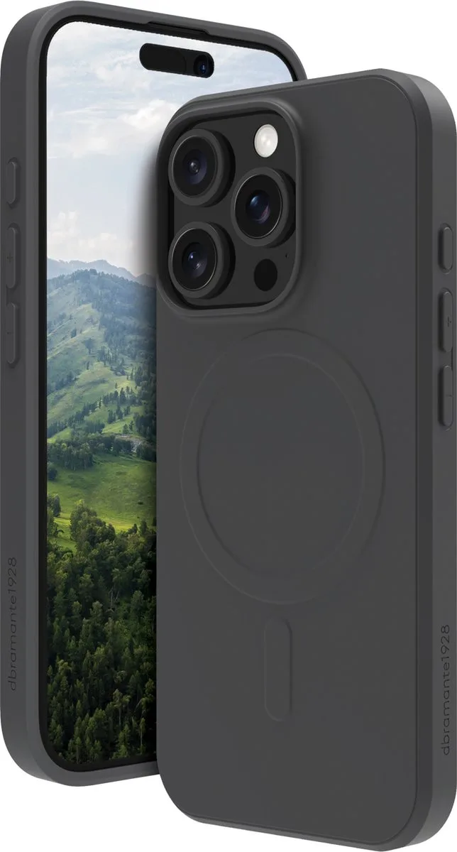 Greenland Pro Mag geschikt voor iPhone 16 Pro Hoesje från dbramante1928 i Night black – produktbild