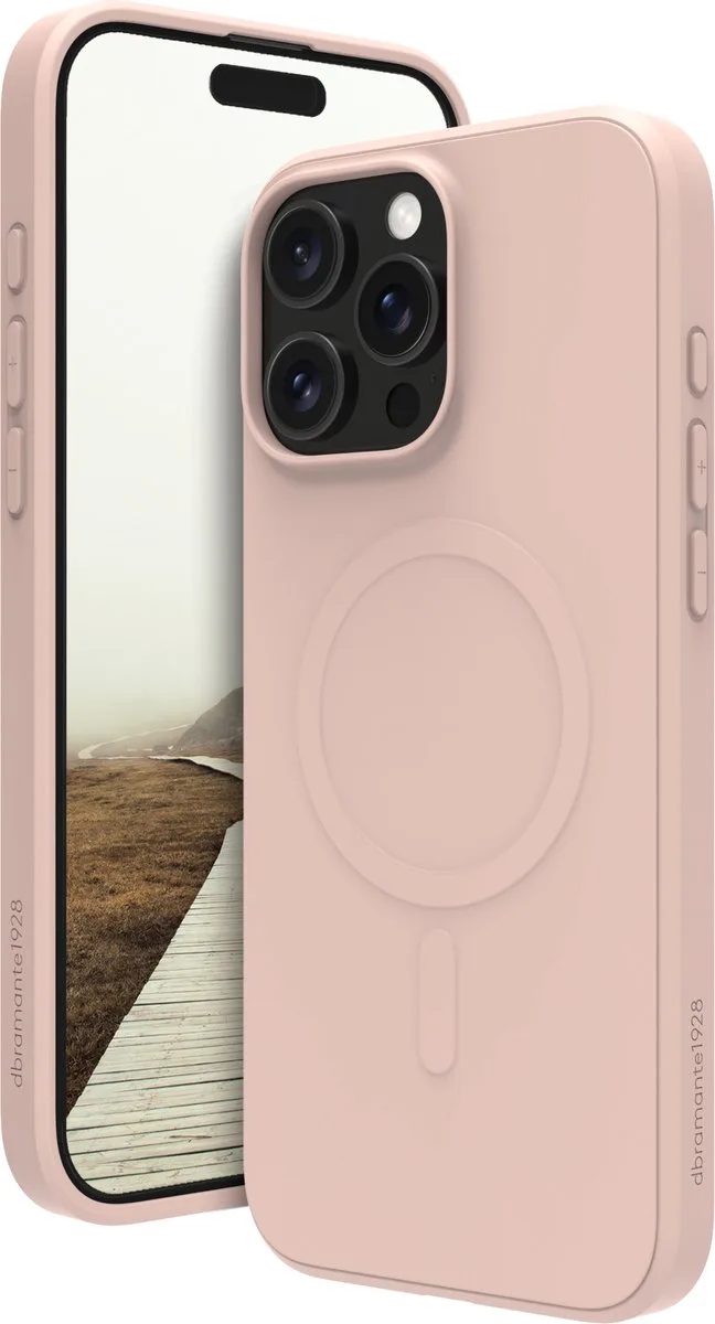 Greenland Pro Mag geschikt voor iPhone 16 Pro Max Hoesje från dbramante1928 i Pink sand – produktbild