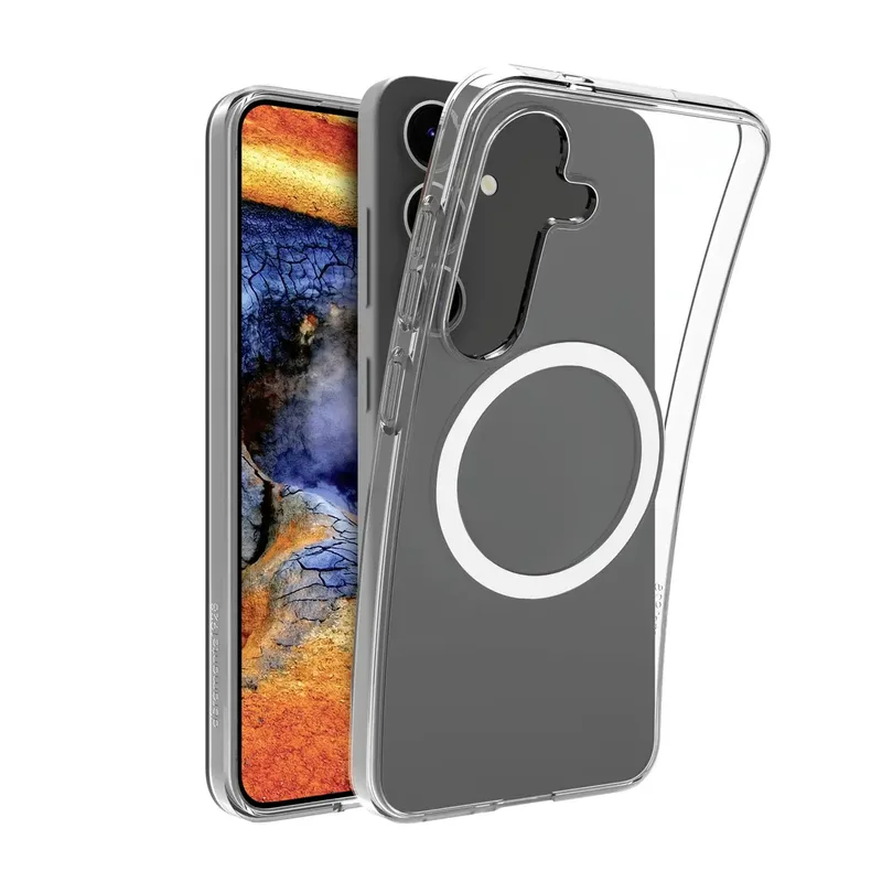 Greenland Pro Qi2 Galaxy S25 - Clear Cover Samsung Galaxy S25 de dbramante1928 en Transparent – photo produit