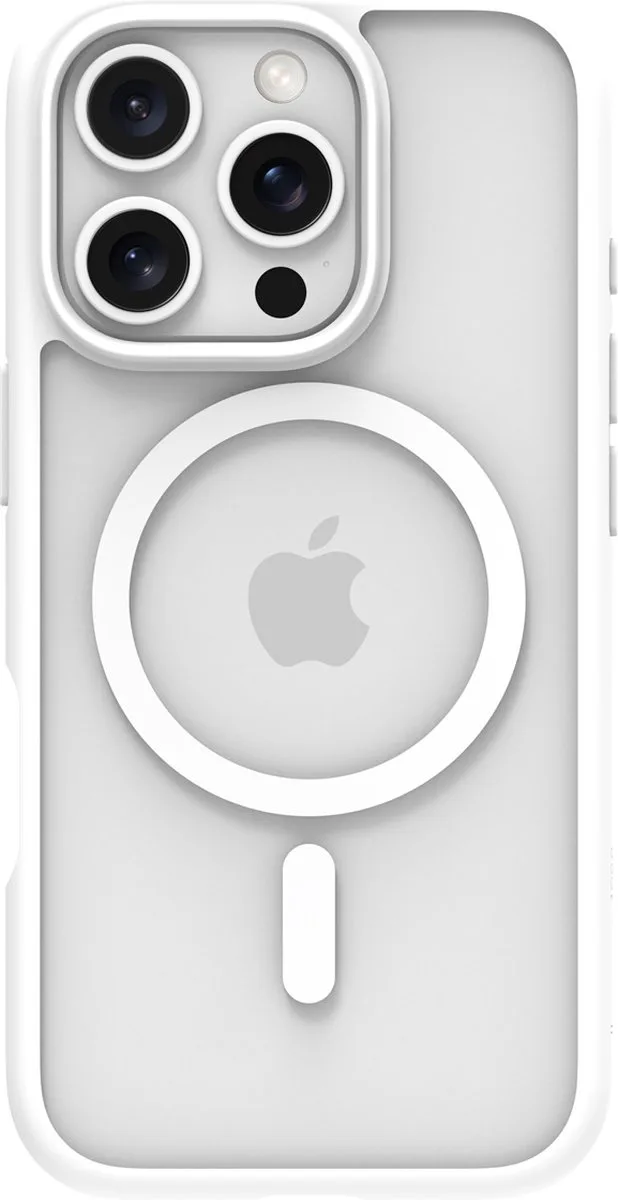 Grenen Mag geschikt voor iPhone 16 Pro Hoesje by dbramante1928 in White – product photo