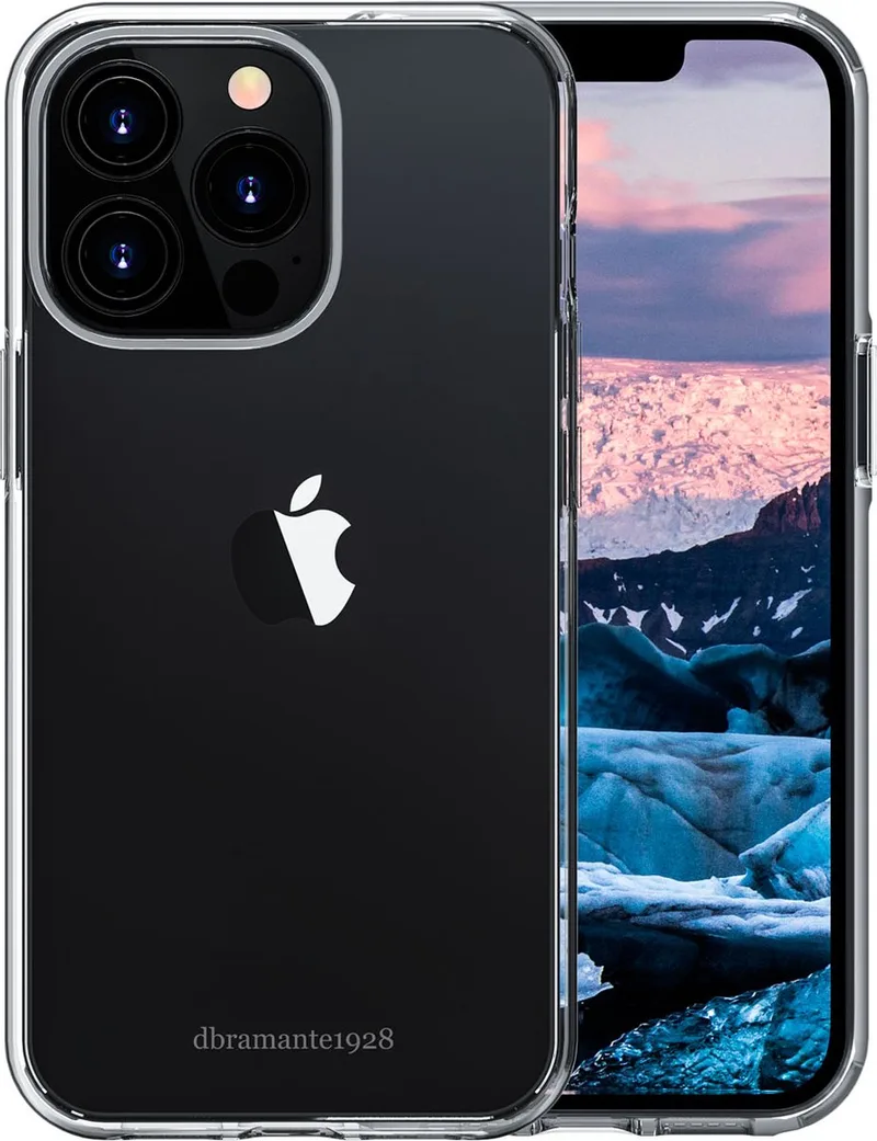 Hoesje Geschikt voor iPhone 13 Pro by dbramante1928 in Transparent – product photo