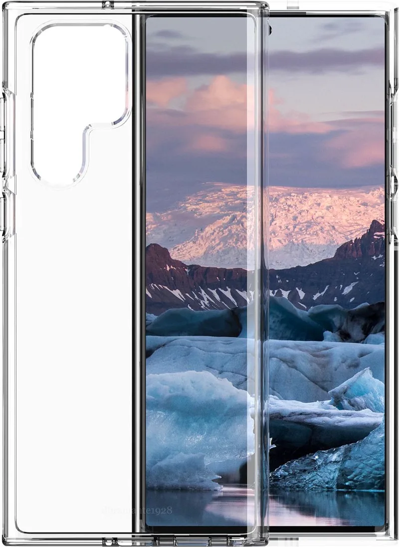 Hoesje Geschikt voor Samsung Galaxy S22 Ultra by dbramante1928 in Transparent – product photo