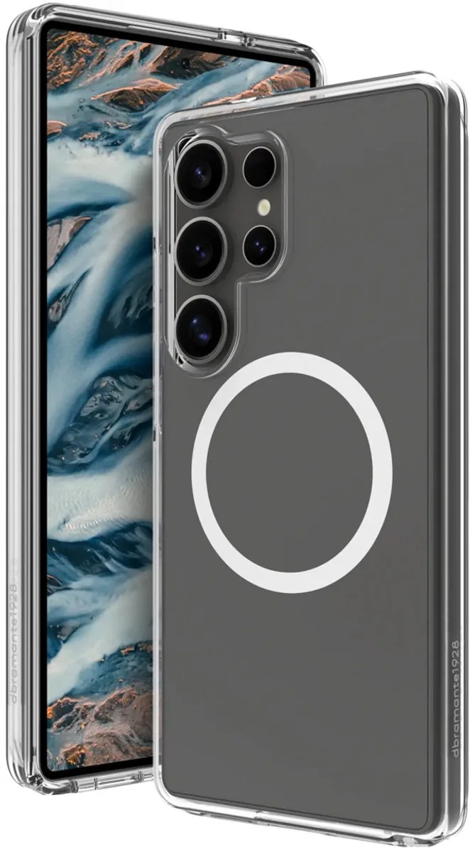 Iceland Pro Backcover met Qi2 geschikt voor Samsung Galaxy S25 Ultra de dbramante1928 en Transparent – photo produit
