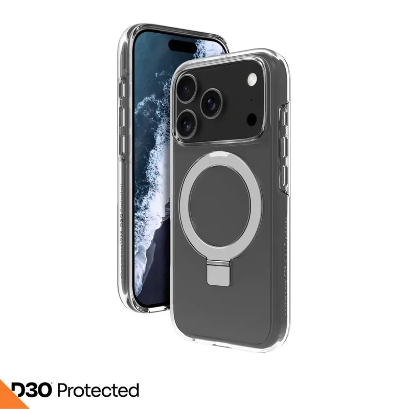 Iceland Ultra D30 MS Kick iPhone 17 Pro Cover Apple iPhone 17 Pro Transparent MagSafe kompatibel IUK3CL006709 van dbramante1928 – productfoto