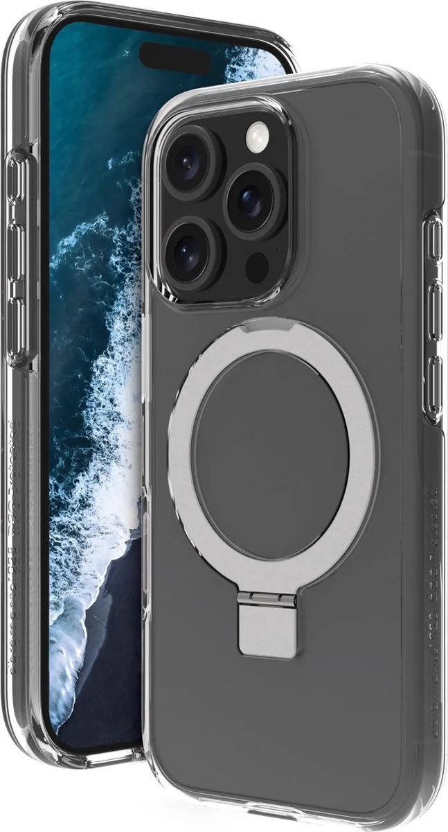 Iceland Ultra D3O Backcover geschikt voor MagSafe Stand geschikt voor iPhone 16 Pro Max - Clear by dbramante1928 in Transparent – product photo