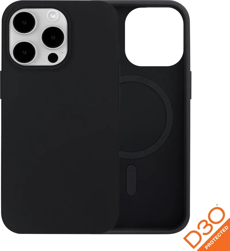 Iceland Ultra D3O Backcover hoesje - Magsafe compatible - geschikt voor iPhone 15 Pro Max by dbramante1928 in Black – product photo