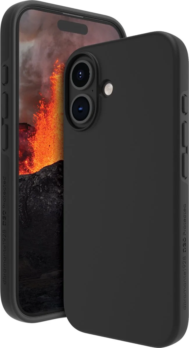 Iceland Ultra D3O Mag geschikt voor iPhone 16 Plus Hoesje de dbramante1928 en Noir – photo produit
