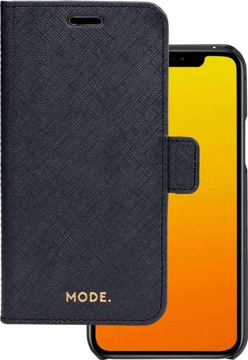 iPhone 11 Pro Max Bookcase hoesje by dbramante1928 in Black – product photo