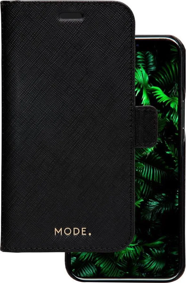 iPhone 12/12 Pro Bookcase hoesje by dbramante1928 in Black – product photo