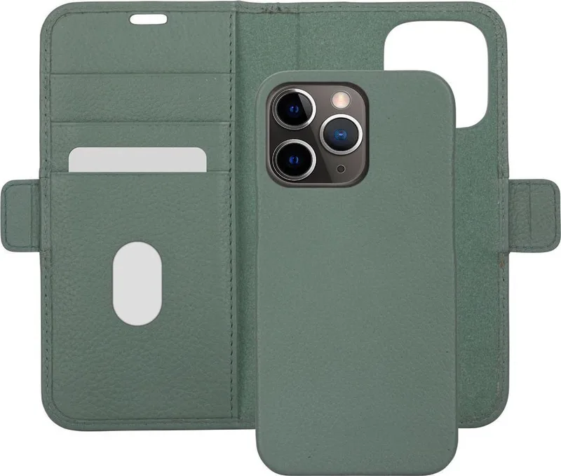 iPhone 13 Pro Bookcase hoesje by dbramante1928 in Green – product photo