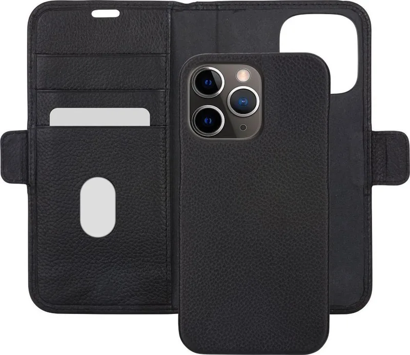 iPhone 13 Pro Bookcase hoesje by dbramante1928 in Black – product photo