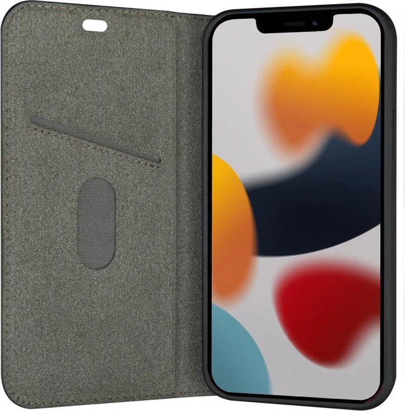 iPhone 13 Pro Bookcase hoesje by dbramante1928 in Black – product photo
