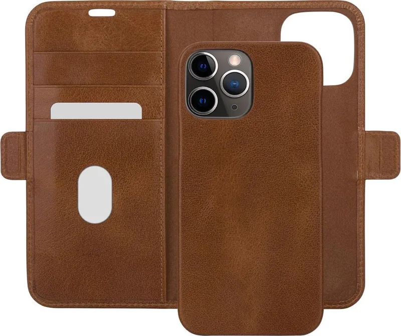 iPhone 13 Pro Max Bookcase hoesje by dbramante1928 in Brown – product photo