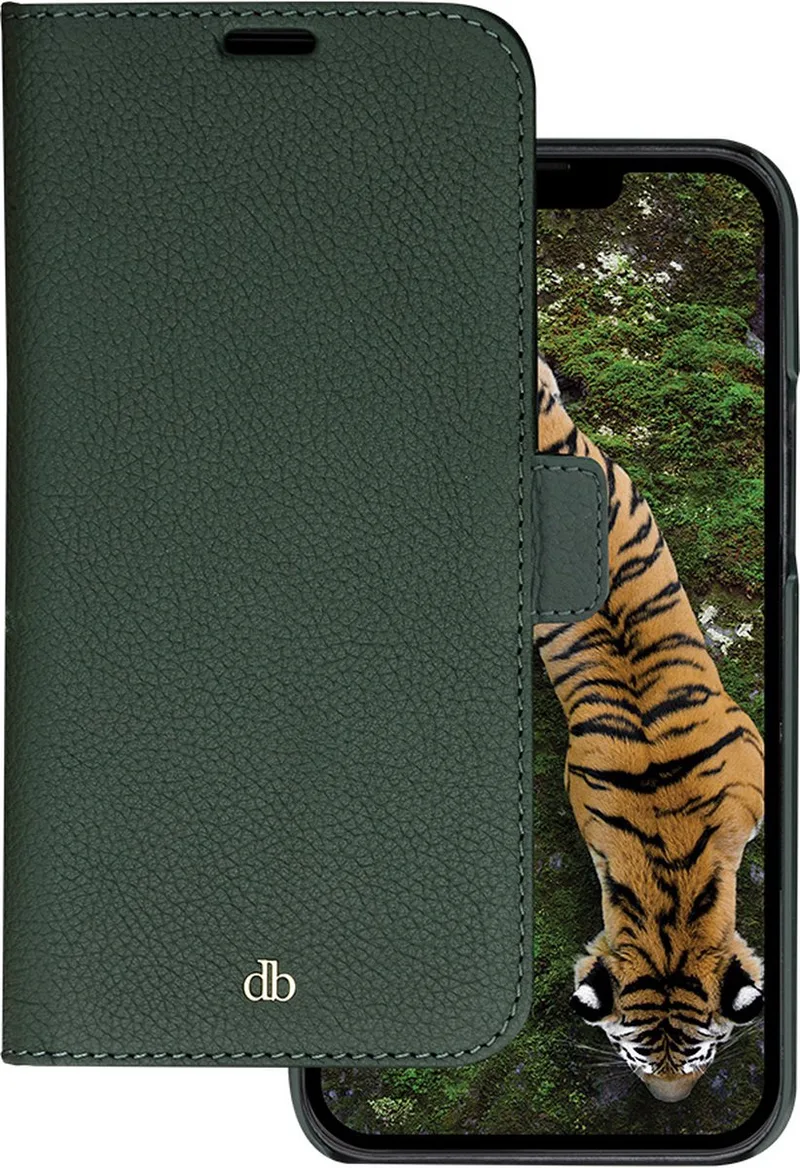 iPhone 14 Plus Bookcase hoesje by dbramante1928 in Green – product photo