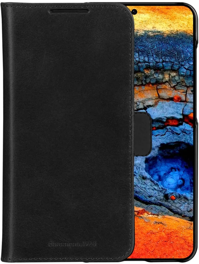Lynge Bookcase geschikt voor Samsung Galaxy S25 by dbramante1928 in Black – product photo