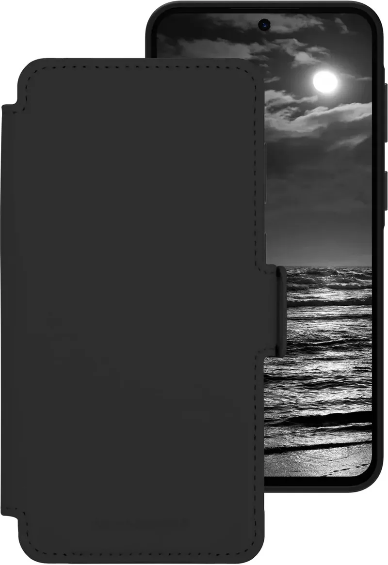 Lynge ICON Magnetic Bookcase geschikt voor Samsung Galaxy A57 (5G) - Midnight by dbramante1928 in Black – product photo