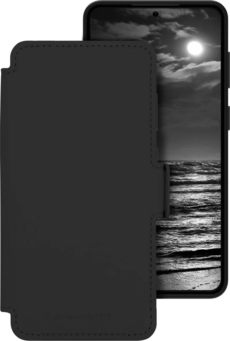 Lynge ICON Magnetic Bookcase geschikt voor Samsung Galaxy S26 Plus - Midnight från dbramante1928 i Svart – produktbild