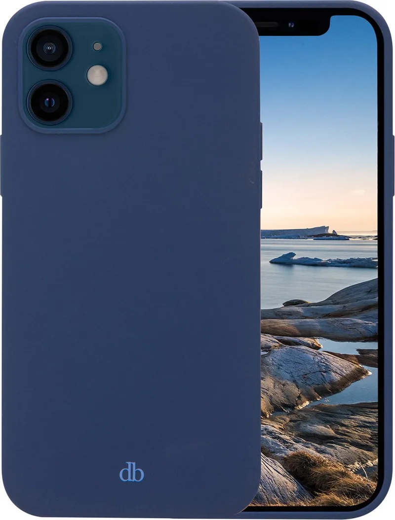 Monaco Backcover iPhone 12, iPhone 12 Pro hoesje by dbramante1928 in Blue – product photo
