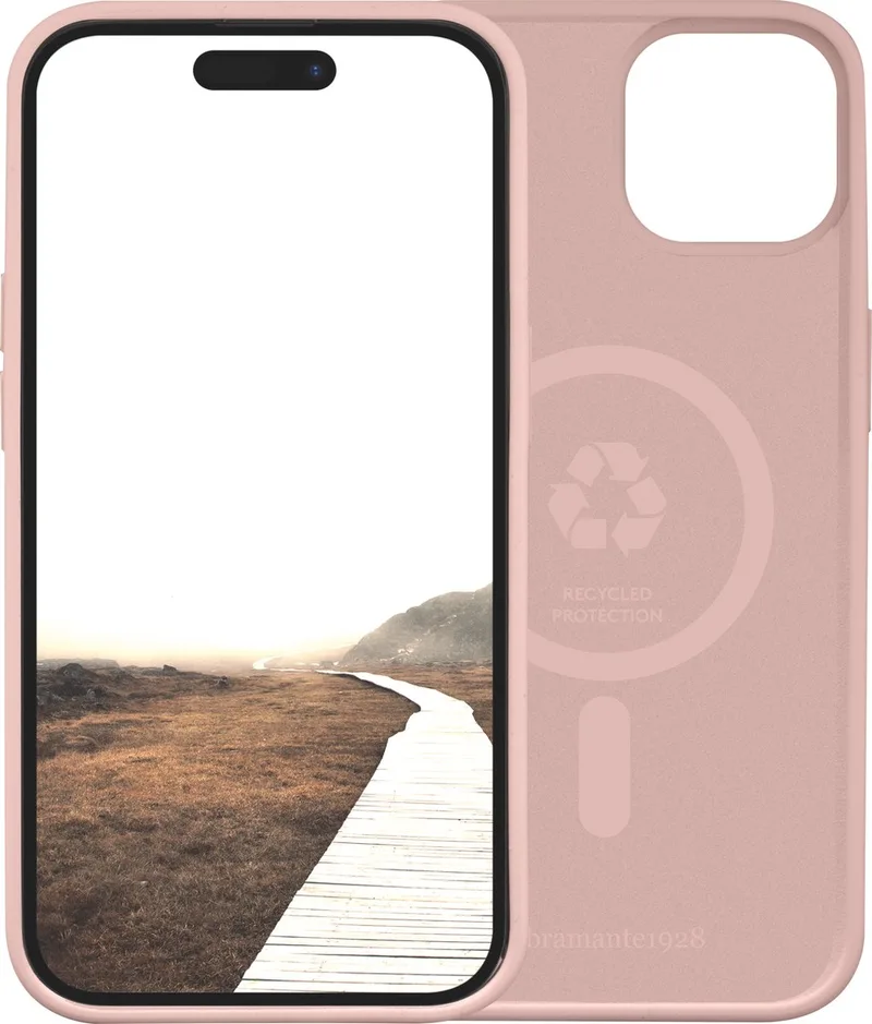 Monaco geschikt voor iPhone 15 Mag Hoesje - roze | roze by dbramante1928 in Pink – product photo