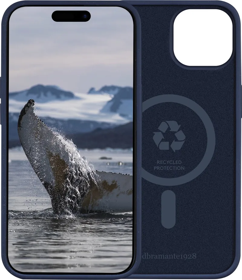 Monaco geschikt voor iPhone 15 Plus Mag Hoesje by dbramante1928 in Blue – product photo