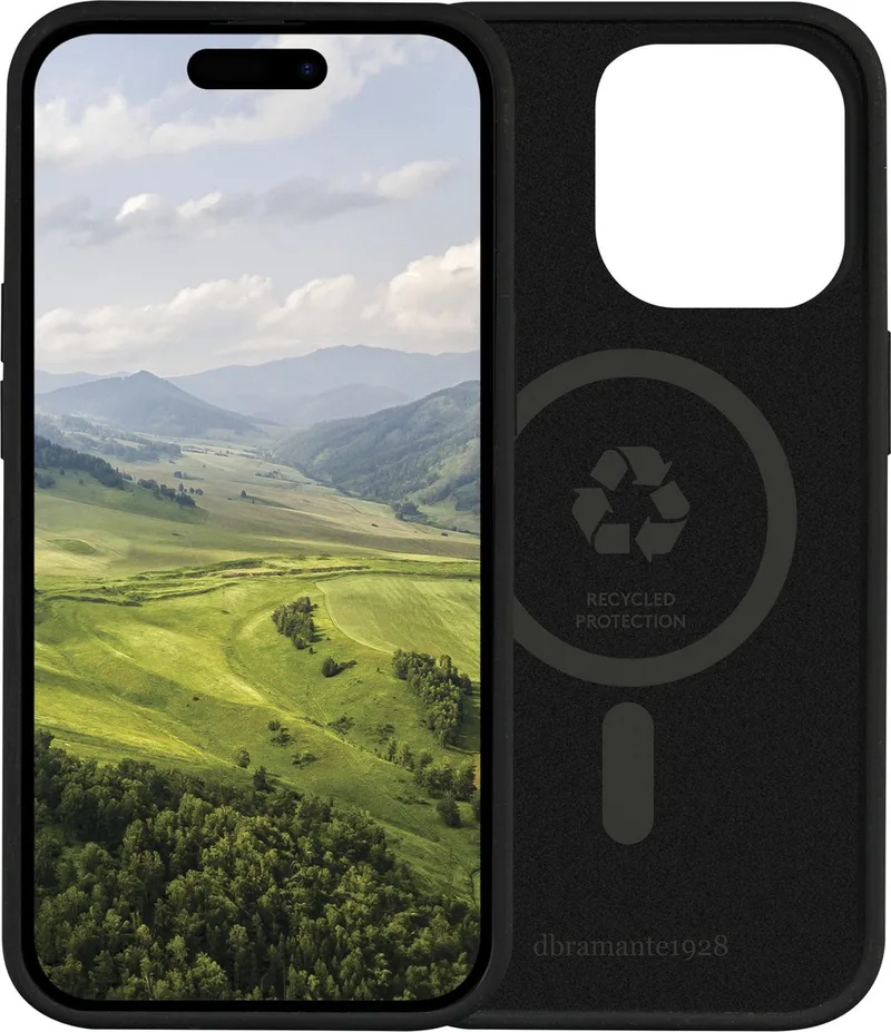 Monaco geschikt voor iPhone 15 Pro Max Mag Hoesje - zwart | zwart by dbramante1928 in Black – product photo